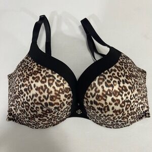 Victoria's‎ Secret Leopard Print Push-Up Bra 34DD Animal Print Sexy Lingerie